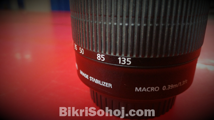 Canon 18-135 stm lense.